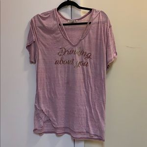 Super cute pink tee